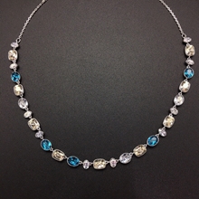 Show details for Buy Zinc Alloy Platinum Plated Short Chain Necklace with Low Cost