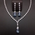 Picture of Cheap Platinum Plated Blue 2 Piece Jewelry Set for Ladies