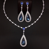 Show details for Amazing Swarovski Element Big 2 Piece Jewelry Set