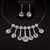 Picture of Platinum Plated White 2 Piece Jewelry Set with Low MOQ