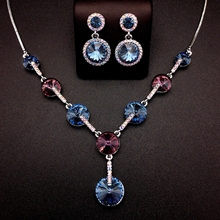 Show details for Affordable Zinc Alloy Platinum Plated 2 Piece Jewelry Set from Trust-worthy Supplier