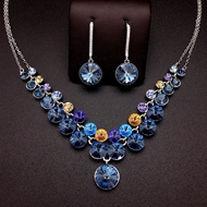 Show details for Affordable Platinum Plated Zinc Alloy 2 Piece Jewelry Set from Trust-worthy Supplier