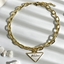 Show details for Copper or Brass Enamel Short Chain Necklace at Super Low Price