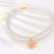 Show details for Classic Artificial Pearl Short Chain Necklace with Speedy Delivery