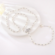 Show details for Best Artificial Pearl Big Y Necklace