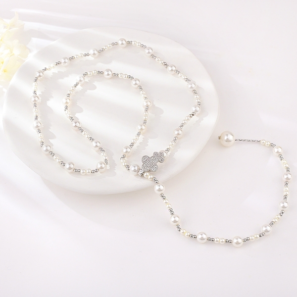 Picture of Best Artificial Pearl Big Y Necklace