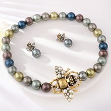 Show details for Bling Big Copper or Brass 2 Piece Jewelry Set