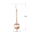 Picture of Beautiful Enamel Rose Gold Plated Dangle Earrings