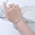 Picture of 999 Sterling Silver Small Fashion Bangle with Fast Delivery