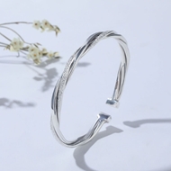 Picture of Charming Platinum Plated Small Fashion Bangle at Super Low Price