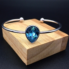 Show details for Unusual Small Platinum Plated Fashion Bangle