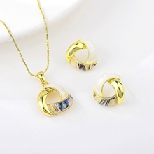 Show details for Buy Rose Gold Plated Casual Necklace and Earring Set with Low Cost