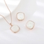 Show details for Great Value White Small 2 Piece Jewelry Set with Member Discount
