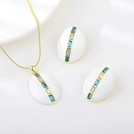 Picture of Delicate Enamel Small 2 Piece Jewelry Set