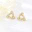 Show details for Great Artificial Crystal White Stud Earrings