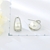 Picture of Durable Classic White Stud Earrings