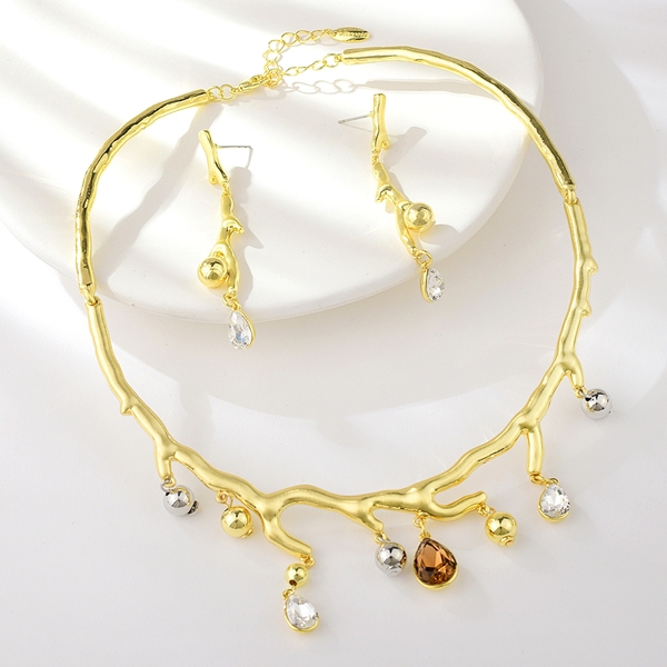 Picture of Great Artificial Crystal Big 2 Piece Jewelry Set Best Price