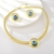 Picture of Dubai Artificial Crystal 2 Piece Jewelry Set of Original Design