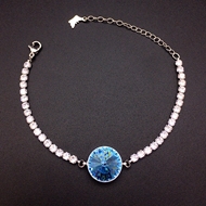 Show details for Inexpensive Platinum Plated Small Fashion Bracelet with Member Discount