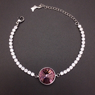 Show details for Bling Small Zinc Alloy Fashion Bracelet