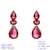 Picture of Copper or Brass Cubic Zirconia Dangle Earrings at Super Low Price