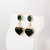 Picture of Charming Green Cubic Zirconia Dangle Earrings As a Gift