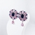 Picture of Latest Big Pink Dangle Earrings