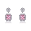 Show details for Charming Pink Big Dangle Earrings As a Gift