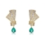 Show details for Trendy Gold Plated Big Dangle Earrings with No-Risk Refund