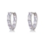 Show details for Wholesale Platinum Plated Luxury Hoop Earrings with No-Risk Return