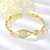 Picture of Zinc Alloy Gold Plated Fashion Bracelet with Beautiful Craftmanship