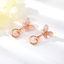 Show details for White Zinc Alloy Stud Earrings As a Gift