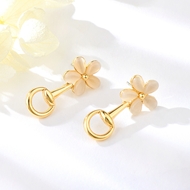 Picture of Irresistible White Small Stud Earrings As a Gift