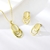 Picture of Inexpensive Gold Plated White 2 Piece Jewelry Set in Flattering Style