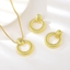 Show details for Fancy Big Dubai 2 Piece Jewelry Set