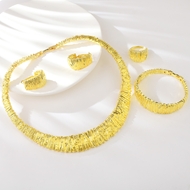 Show details for Featured Gold Plated Big 4 Piece Jewelry Set with Full Guarantee