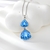 Picture of Fast Selling Blue Swarovski Element Pendant Necklace with No-Risk Return