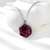 Picture of Platinum Plated Pink Pendant Necklace at Great Low Price