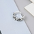 Picture of Classic Platinum Plated Adjustable Ring Online Only