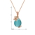 Picture of Nice Opal Zinc Alloy Pendant Necklace