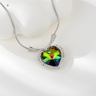 Show details for Filigree Medium Colorful Short Chain Necklace