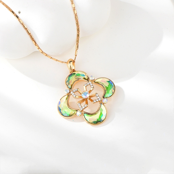 Picture of Fancy Small Swarovski Element Pendant Necklace