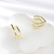 Picture of Impressive Gold Plated Medium Stud Earrings with Low MOQ