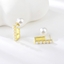 Show details for Buy Gold Plated White Stud Earrings with Low Cost