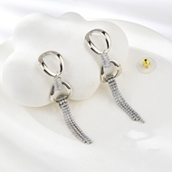 Show details for Fast Selling White Luxury Dangle Earrings from Editor Picks