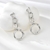Picture of Fashion Cubic Zirconia White Dangle Earrings