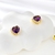 Picture of Low Price Gold Plated Cubic Zirconia Stud Earrings from Trust-worthy Supplier