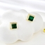 Show details for Copper or Brass Luxury Stud Earrings in Flattering Style