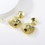 Picture of Designer Gold Plated Dubai Dangle Earrings with Easy Return