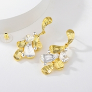 Picture of Good Quality Big Multi-tone Plated Dangle Earrings